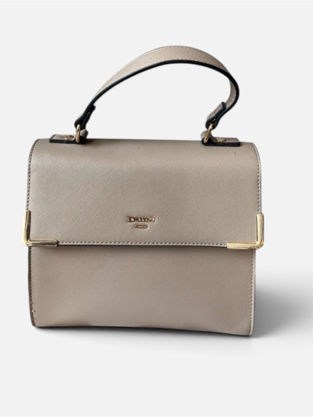Dune London Gorgeous Gray Crossbody Bag with Gold-Tone Accents & Straps (NWOT) - Picture 3 of 15